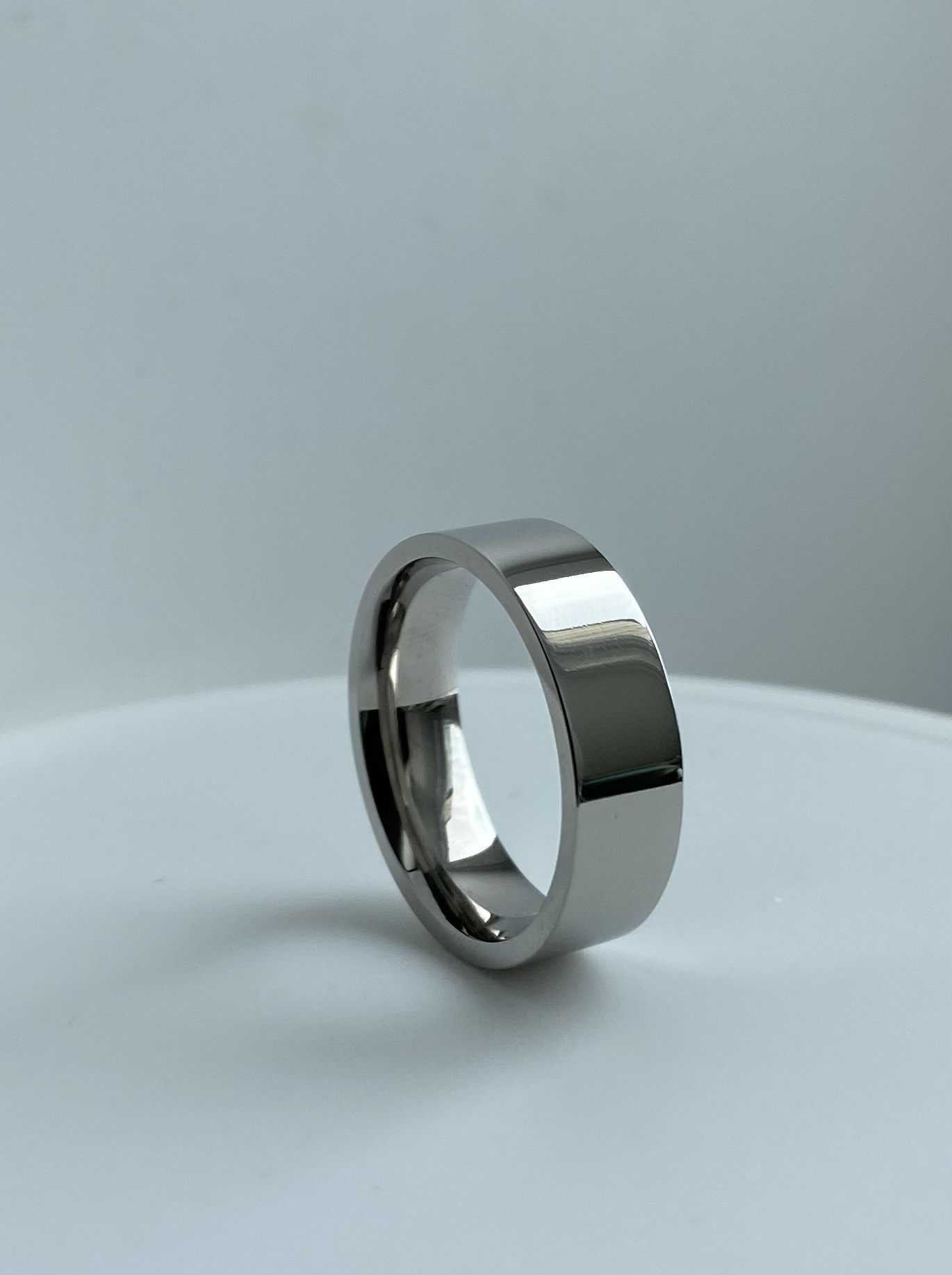 Кольцоженскоемужскоеунисексизнержавеющейсталибижутерияукрашениеоднотонное6мм