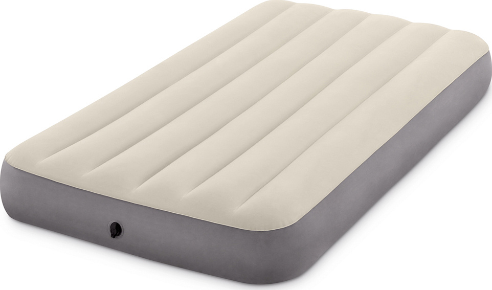 Односпальный надувной матрас Intex 64101 Twin Deluxe Single-High Airbed (191х99х25 см)  #1