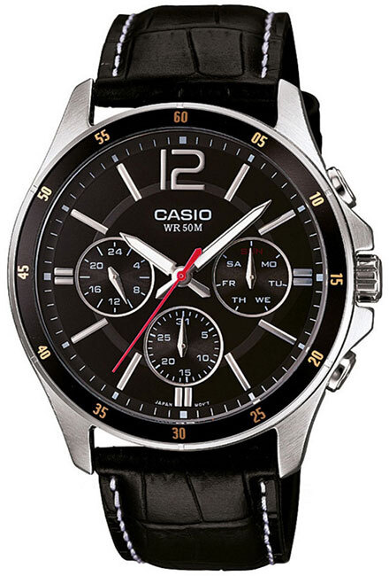 Наручные часы Casio MTP-1374L-1A с дополнительными функциями + батарейка в подарок  #1