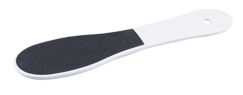 Zinger Терка для ног абразивная двусторонняя (RA-02 White), педикюрный инструмент от мозолей и натоптышей #1