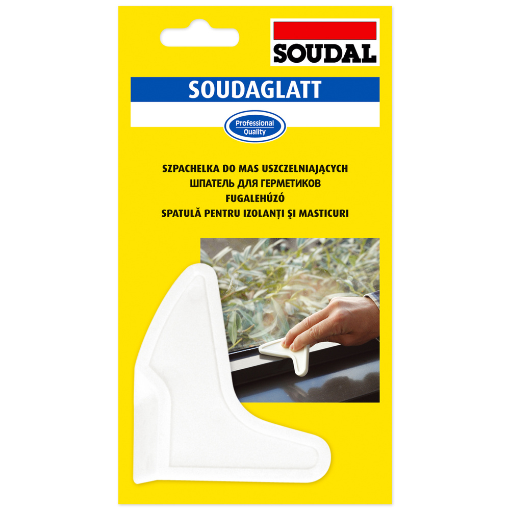 Soudal Soudaglatt многоразовый пластмассовый шпатель для герметиков с 4 кромками  #1