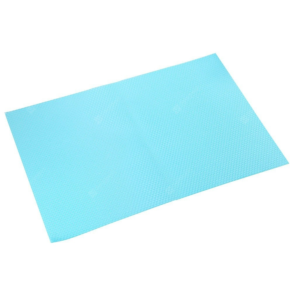 Набор ковриков для полок в холодильнике, 6 шт (голубые) / Салфетки под тарелку для стола и полок  #1