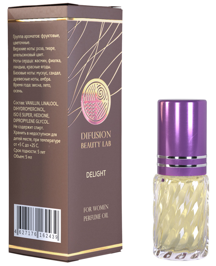 Difusion Beauty Lab Масляные духи Delight (Восхищение)/ по мотивам аромата "Императрица", 5 мл, женские #1