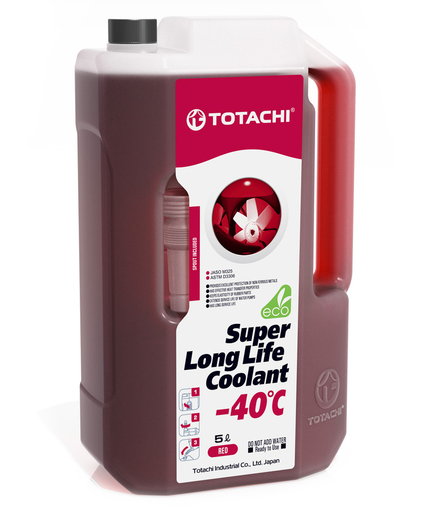 TOTACHI SUPER LLC RED -40 C Антифриз красный (5L) #1