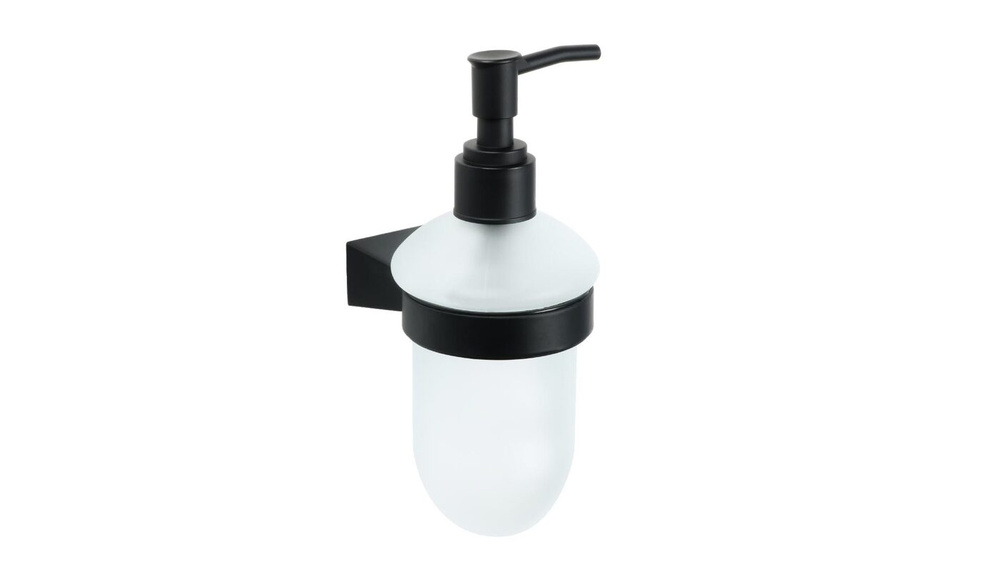 Дозатор для жидкого мыла Fixsen Trend стекло, черный (FX-97812) #1