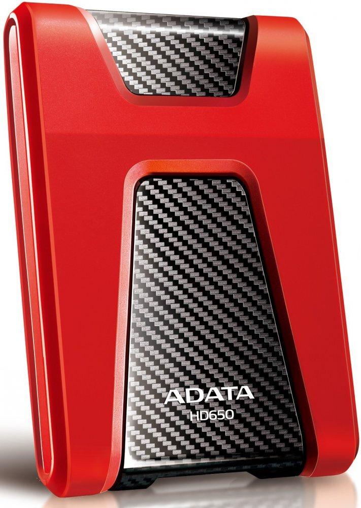 ADATA 1 ТБ Внешний жесткий диск (AHD650-1TU31-CRD), красный #1