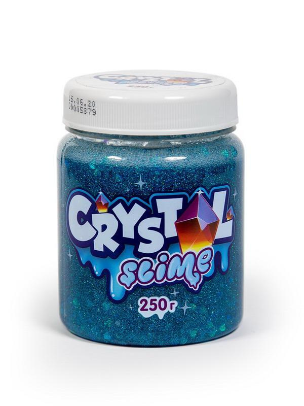 Слайм SLIME Crystal, кристаллический, голубой, 250 г #1