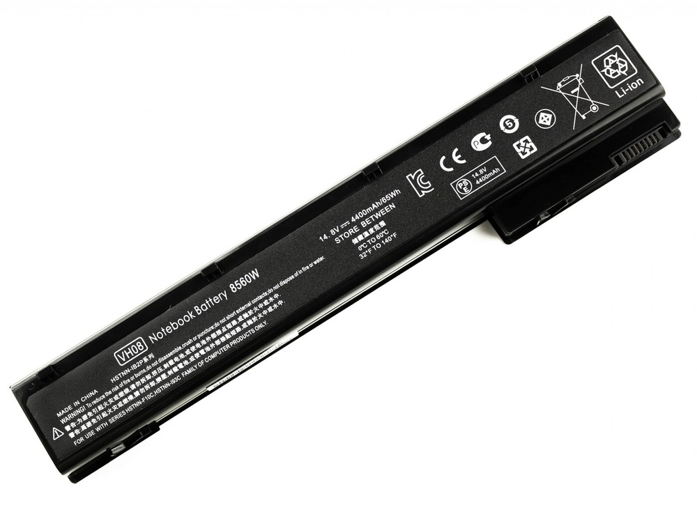 Аккумулятор для ноутбука HP EliteBook 8560w 8570w 8760w 8770w (14.4V 5050mAh) P/N: 632113-151 632114-141 #1