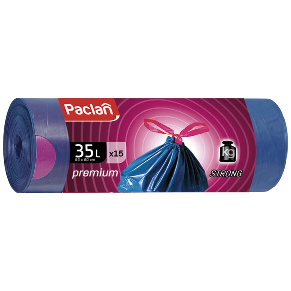 Мешки для мусора Paclan premium, 35л, 15 шт #1