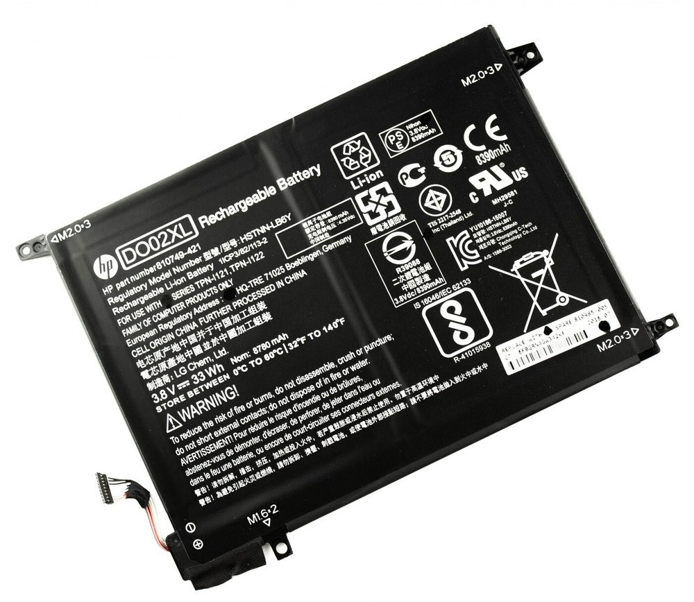 Аккумулятор для ноутбука HP Pavilion x2 10-j025tu(K5C46PA) HP Pavilion X2 (3.8V 8390mAh) P/N: 810749-421 #1