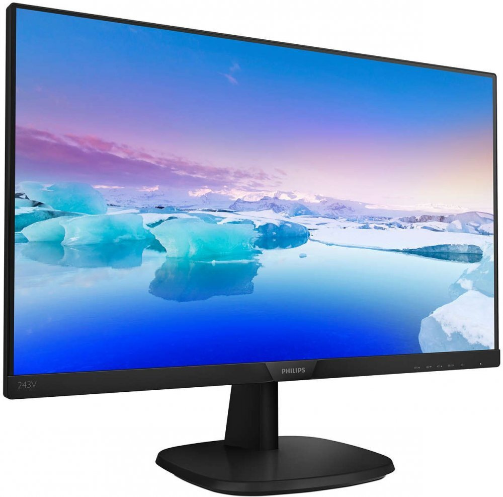 Philips 24" Монитор 24" 243V7QDAB, черный #1