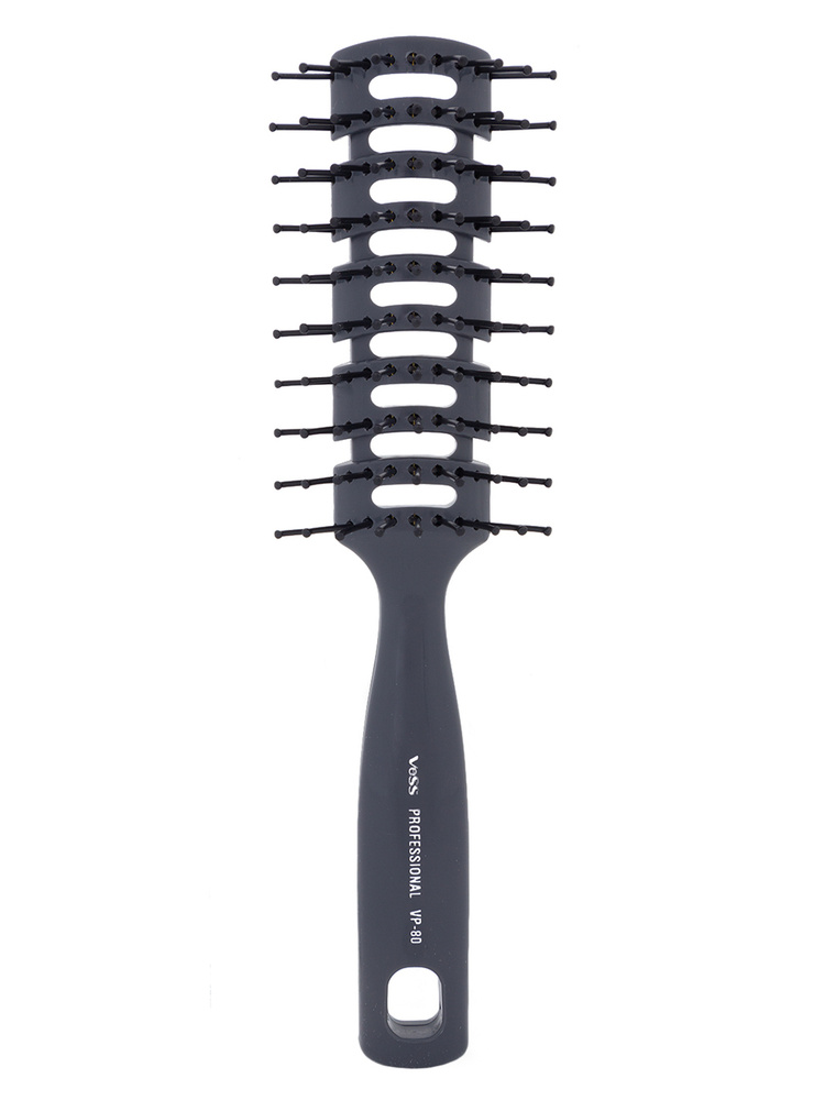 Vess.Профессиональная расчёска скелет с нейлоновой щетиной для укладки и сушки волос 21*6*3 см  #1