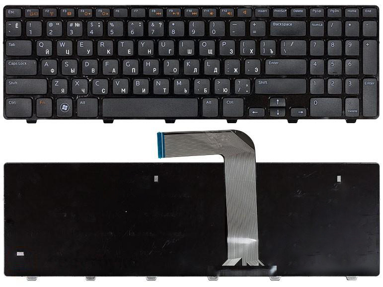 Клавиатура для ноутбука Dell Inspiron N5110 M5110 M511R, 15R, XPS 17, L702X черная  #1