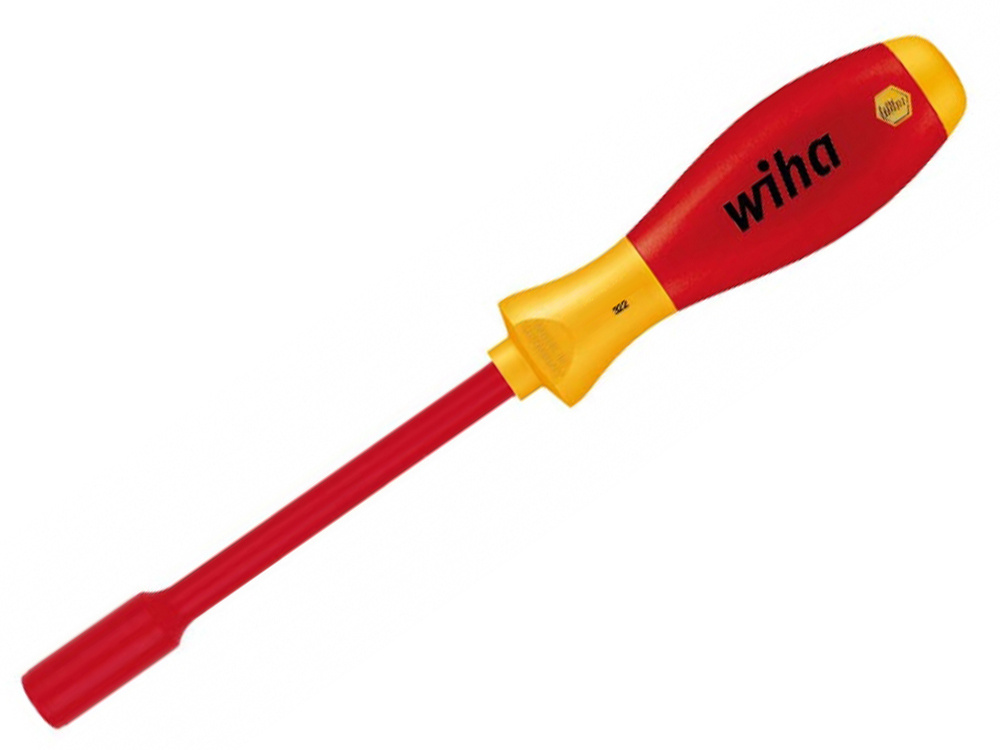 WIHA 00857, Торцевой ключ с шестигранником SoftFinish electric 6x125 мм, VDE и GS, серия 322  #1