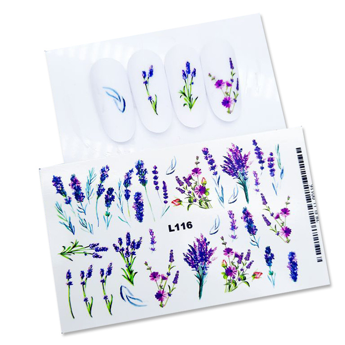 Anna Tkacheva, водные наклейки для ногтей Цветы, L-116 #1