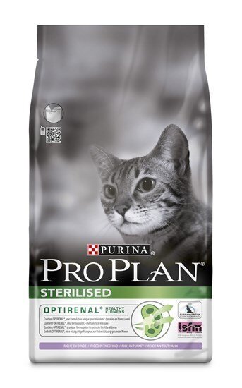 Purina Pro Plan Optirenal Sterilised сухой корм для стерилизованных кошек с индейкой  #1