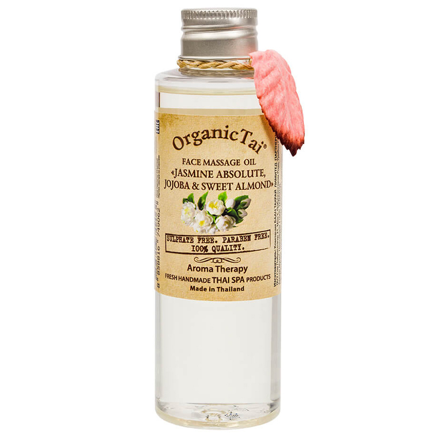 Organic Tai Массажное масло для лица Жасмин Жожоба и Сладкий миндаль, 120 мл.  #1