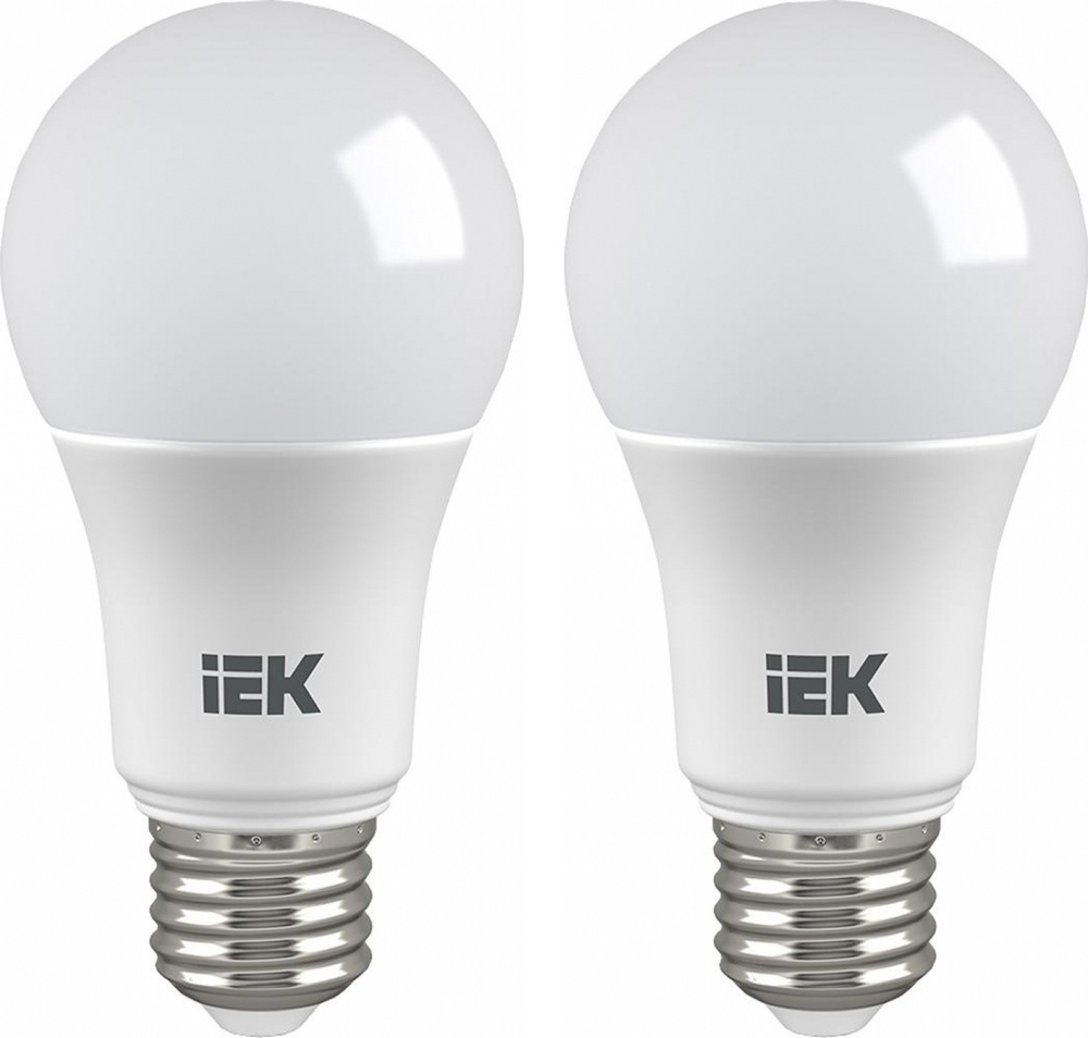 Светодиодная лампа IEK A80 25W эквивалент 180W 6500K 2500Лм E27 груша (комплект из 2 шт.)  #1