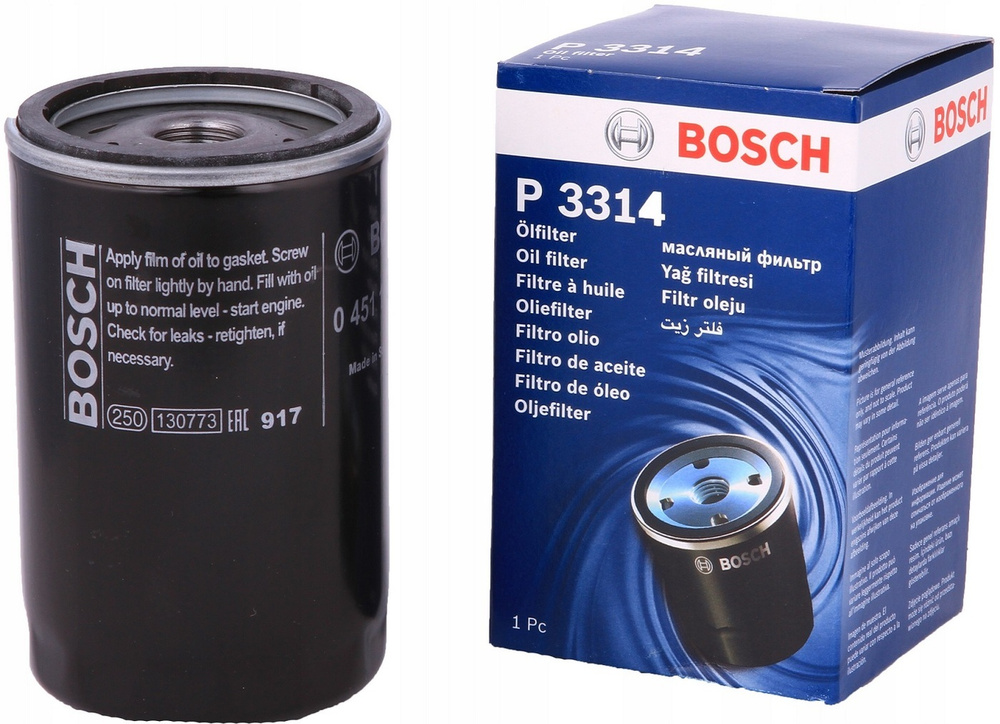 Фильтр масляный Bosch 0 451 103 314 VAG 80/100/A4/A6/VW G3/PASSAT 1.6-4.2 #1