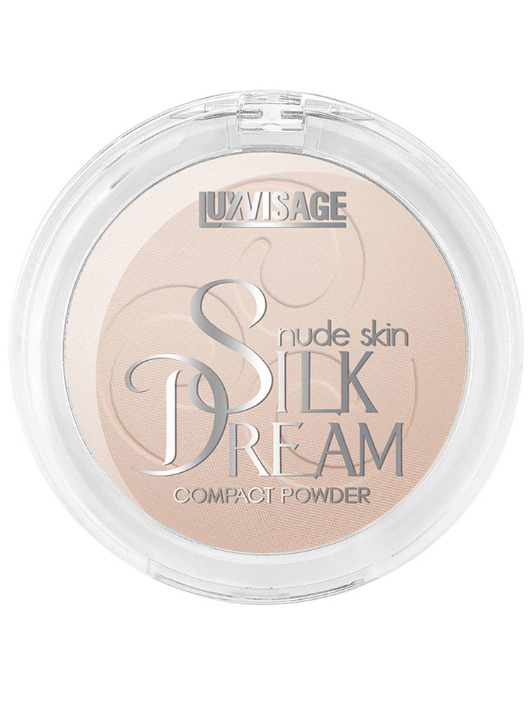LUXVISAGE Пудра для лица Silk Dream nude skin выравнивающая компактная, тон 04 Розовый беж  #1