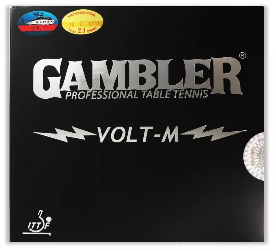 Накладка для теннисной ракетки GAMBLER VOLT M 2.1MM RED #1