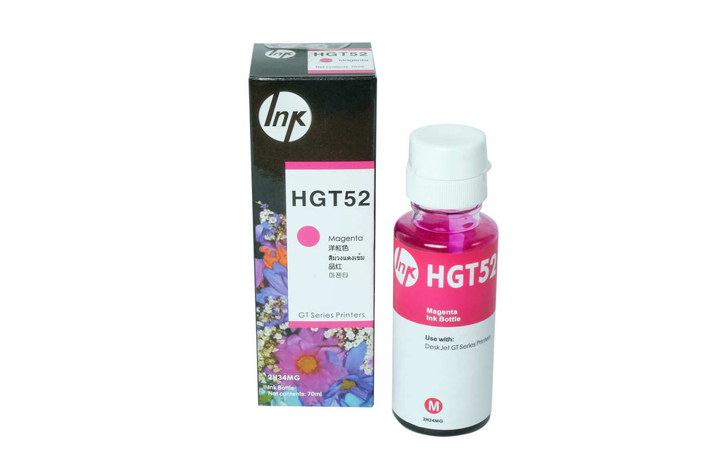 Чернила водорастворимые Solution Print HP GT52 M /M0H55AE для HP #1