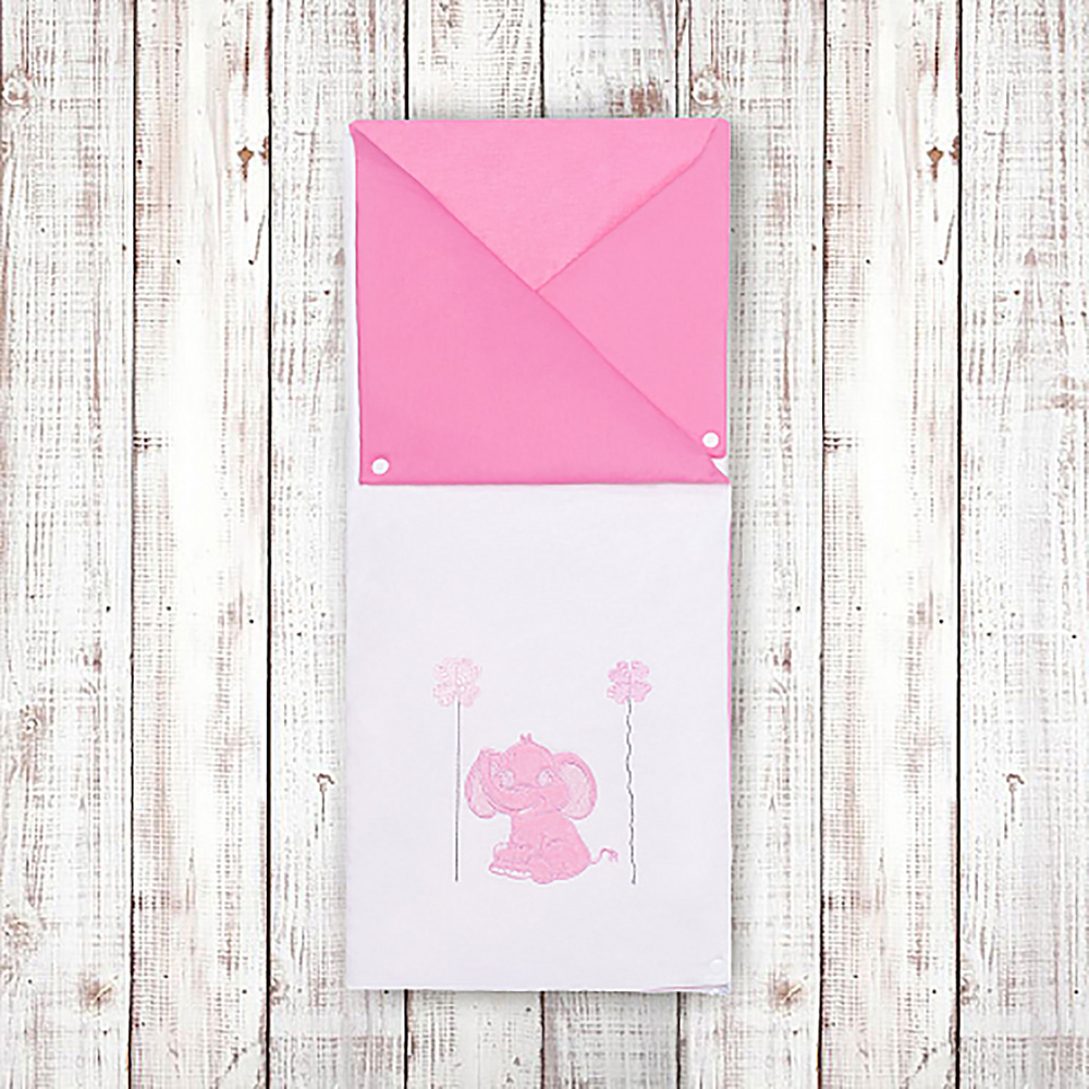 Трансформер одеяло/конверт Kidboo Elephants (Pink) #1