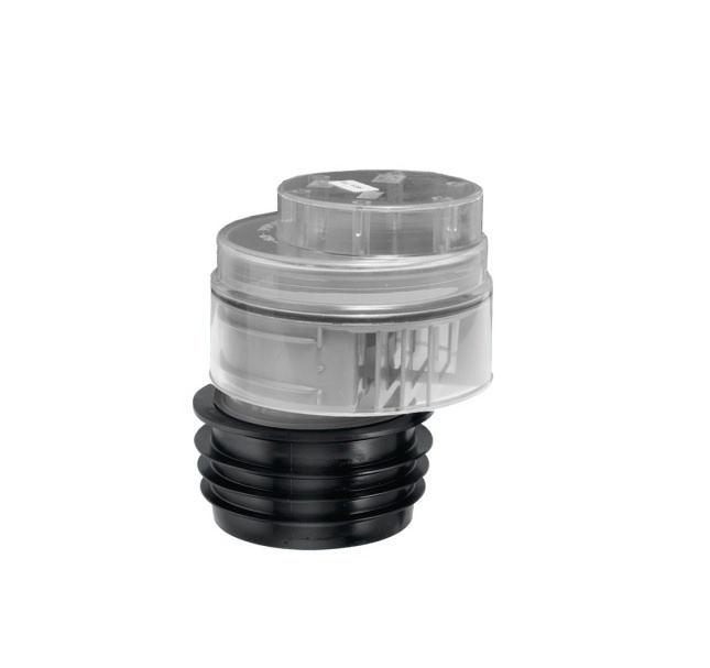 Вакуумный клапан для канализации McAlpine 110 мм прозрачный со смещением MRAA1-CLEAR  #1