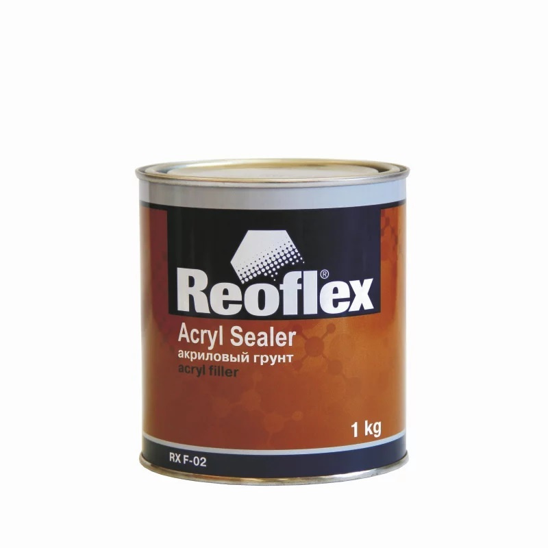 REOFLEX Акриловый грунт Acryl Sealer RX F-02 (черный, 1 кг) #1