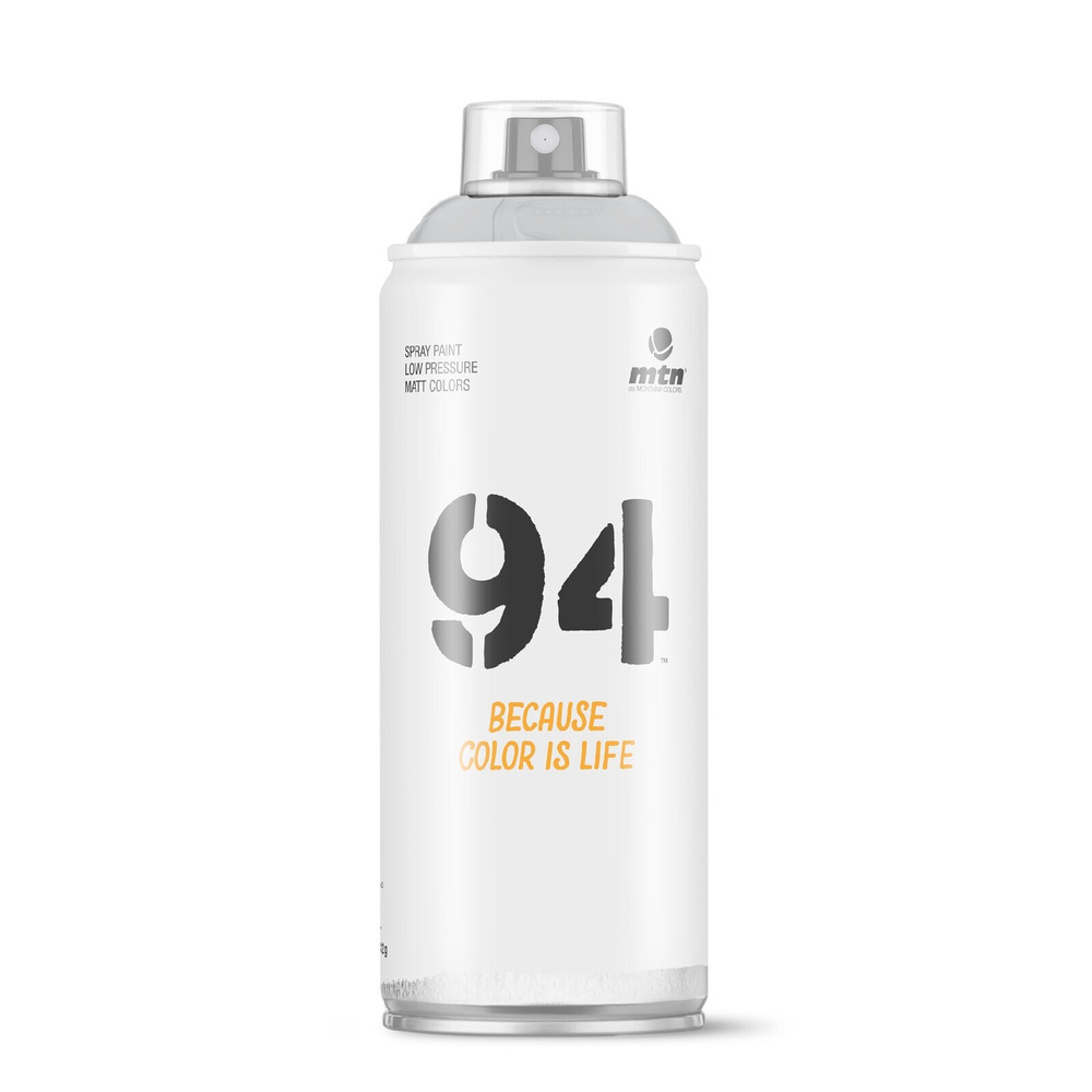 Краска аэрозольная матовая MTN 94 для граффити RV-7040 Pearl Grey серый холодный, 400 мл  #1