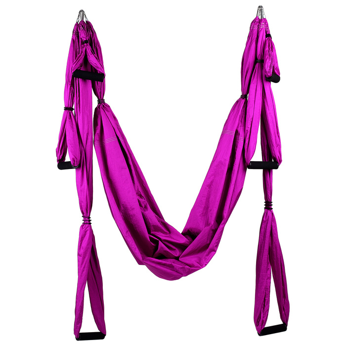Гамак для йоги 250 x 140 см, цвет фиолетовый #1