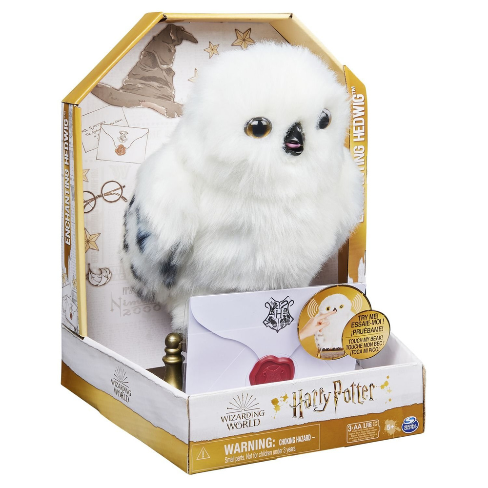 Игрушка Сова Гарри Букля WWO Harry Potter - купить с доставкой по выгодным  ценам в интернет-магазине OZON (1332813308)