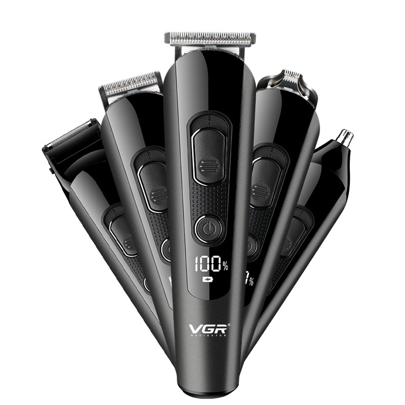 Беспроводной триммер для стрижки волос 5 в 1 VGR V-175 / Многофункциональный набор для стрижки волос, #1