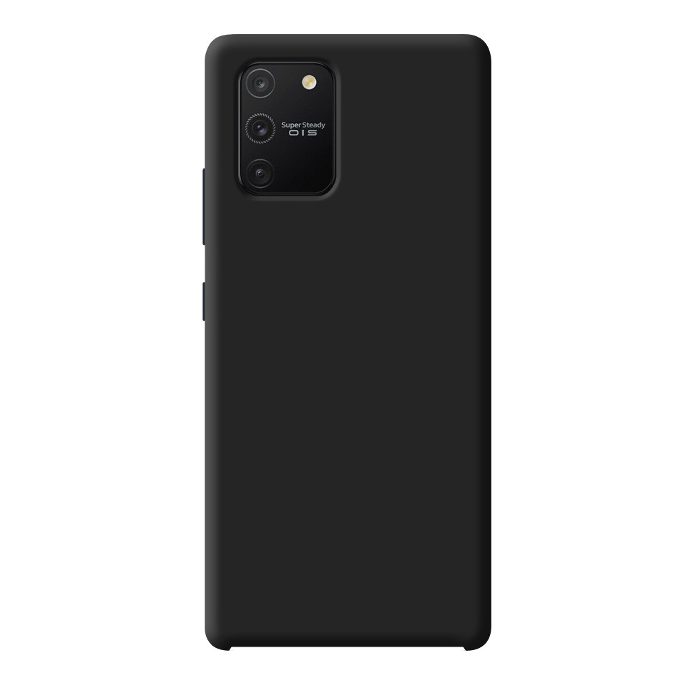 Чехол Liquid Silicone Case для Samsung Galaxy S10 Lite, черный, DEPPA,  87437 - купить с доставкой по выгодным ценам в интернет-магазине OZON  (190901200)