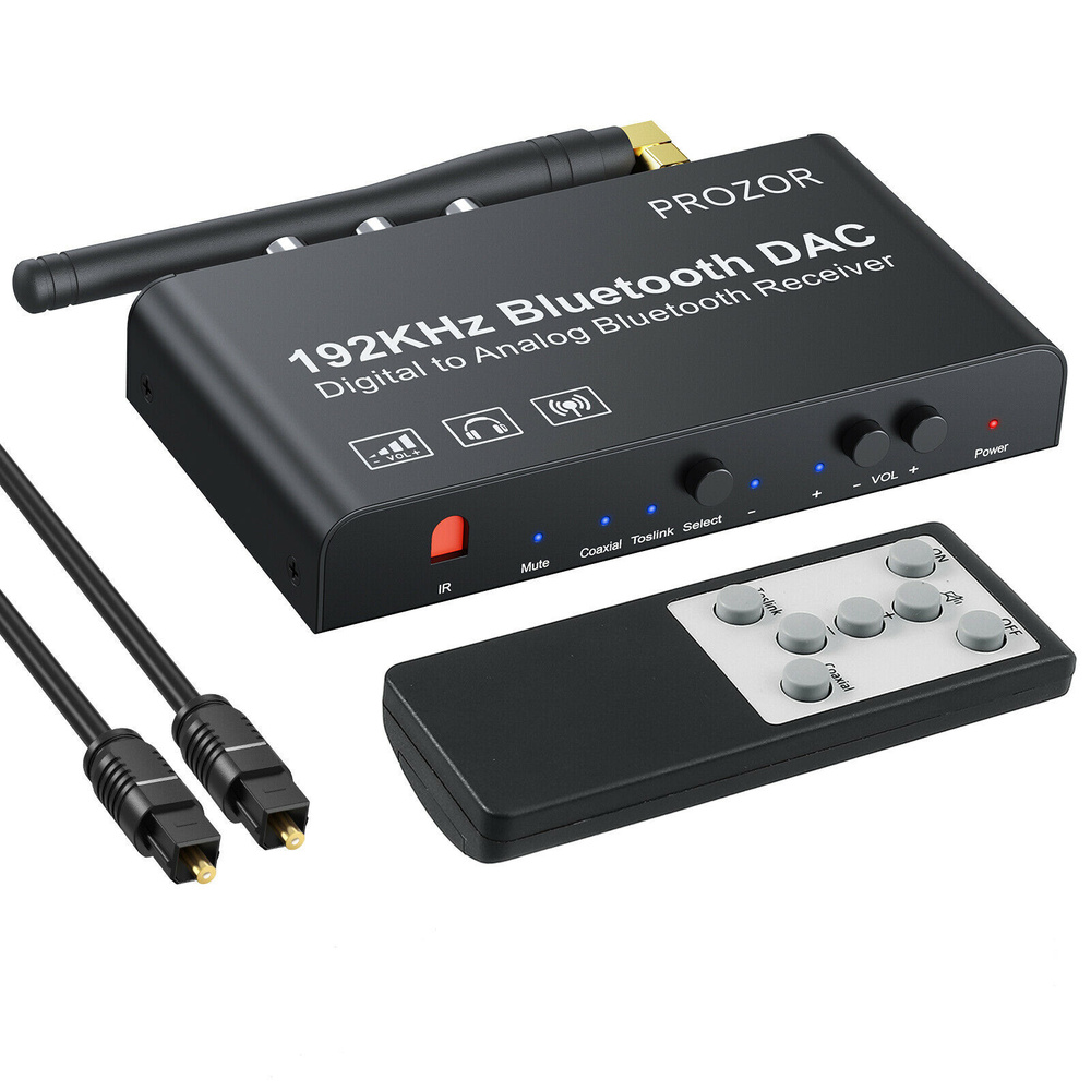 Аудио конвертер цифро-аналоговый преобразователь ЦАП цифрового сигнала в аналоговый Toslink с дистанционным #1