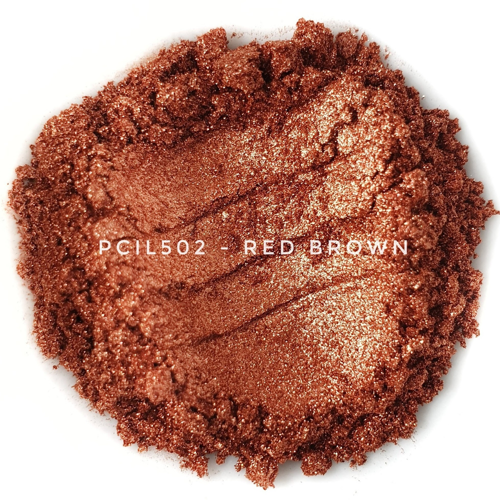 Перламутровый пигмент PCIL502 - Red Brown, Фасовка По 25 г #1
