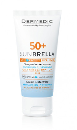 Dermedic Sunbrella Солнцезащитный крем SPF 50+ для жирной и комбинированной кожи 50 г  #1