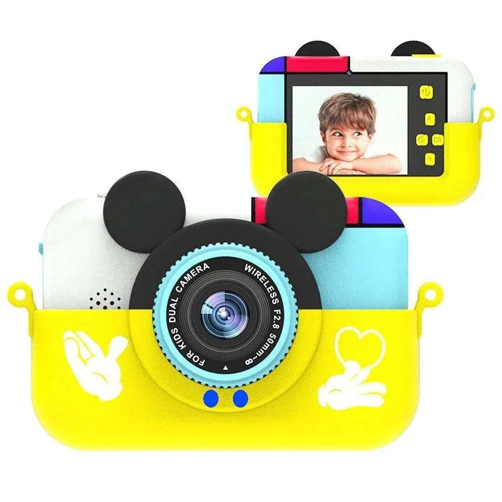 Детский фотоаппарат Children's fun Camera, желтый #1