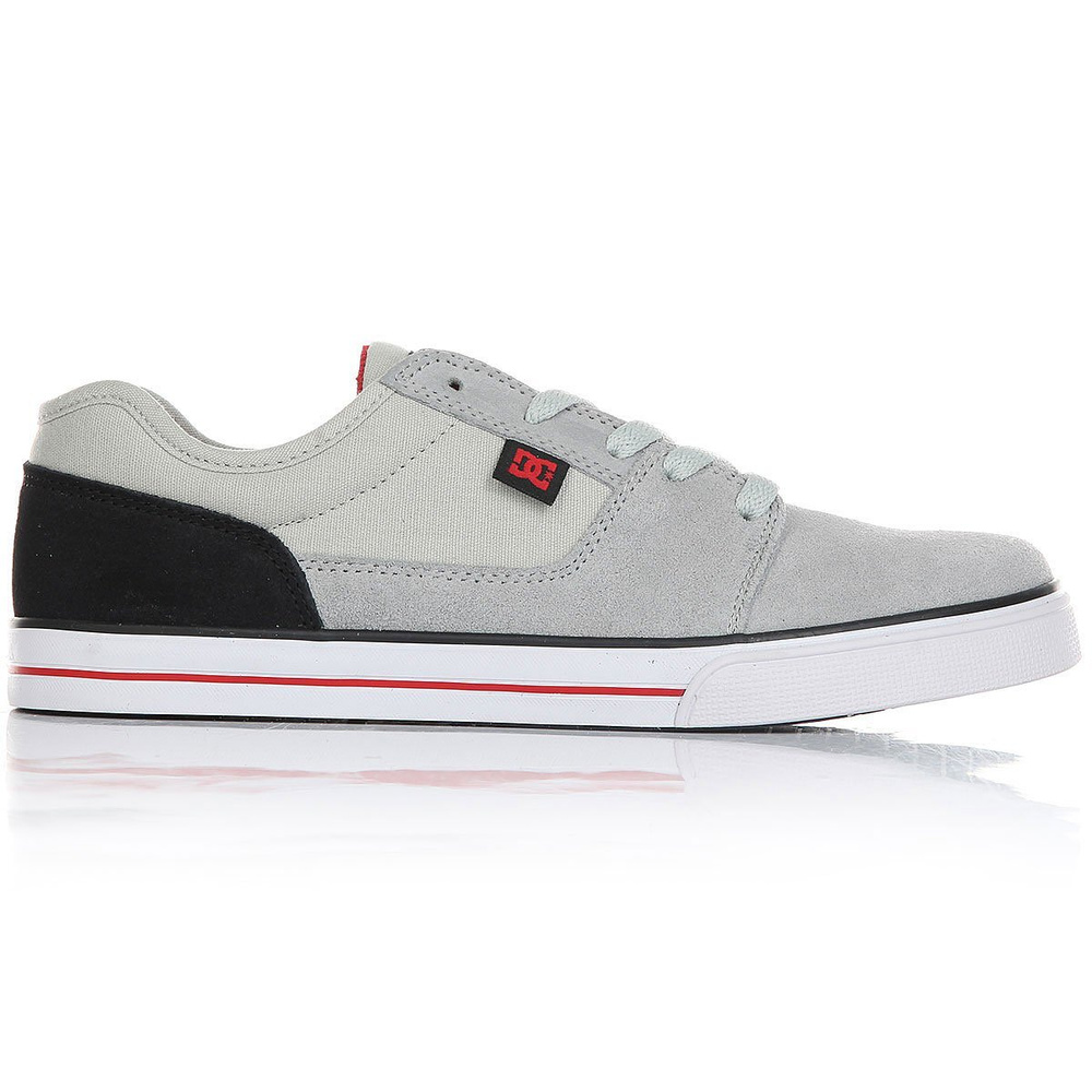 Кеды DC Shoes TONIK B SHOE GREY/BLACK/RED детские/подростковые #1