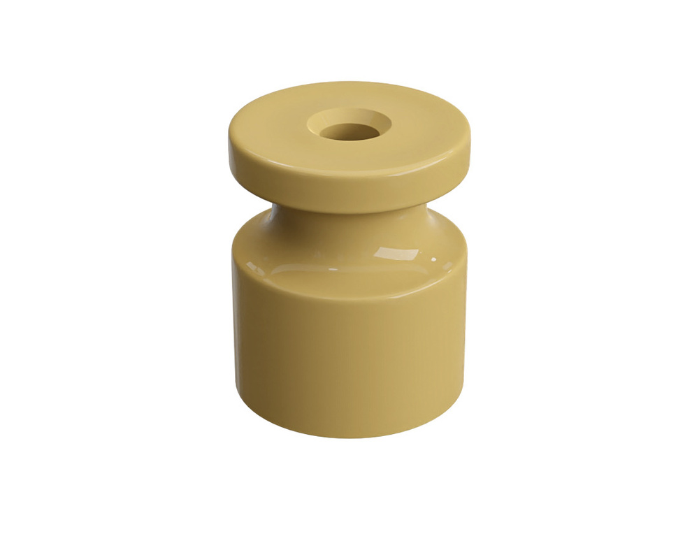 Изолятор универсальный пластиковый, цвет - песочное золото (100шт/уп). Серия "Усадьба"  #1