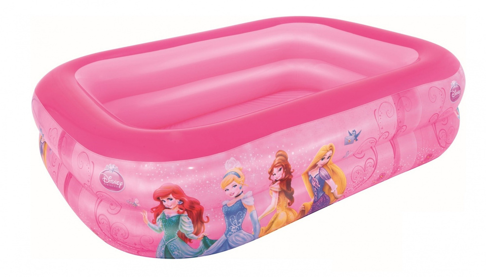 Бассейн надувной 1Toy Disney Princess, 201х150х51 см, 450 литров (бв91056)  #1