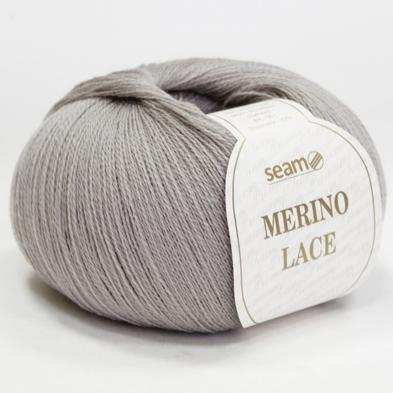 Пряжа Merino LACE цвет 06, 10шт*(700м/50г), 100% мериносовая шерсть #1