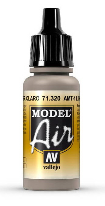 Краска Vallejo 320.  "Model Air"   AMT-1 Серо-коричневый светлый 17мл #1