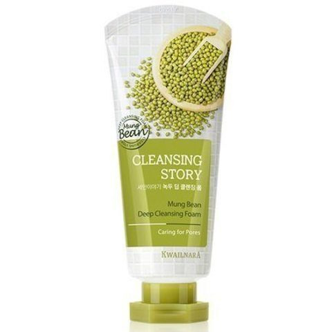 Welcos Cleansing Story Foam Cleansing Mung Beans пенка для умывания с бобами мунг (120г.)  #1