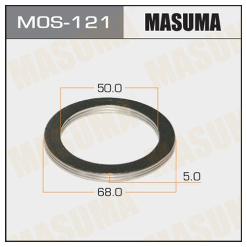 Masuma Прокладка глушителя, арт. MOS121, 1 шт. #1
