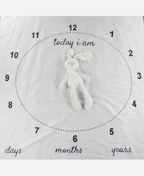 Фотофон текстиль для малыша, для фотосессии в первые 12 месяцев  #1
