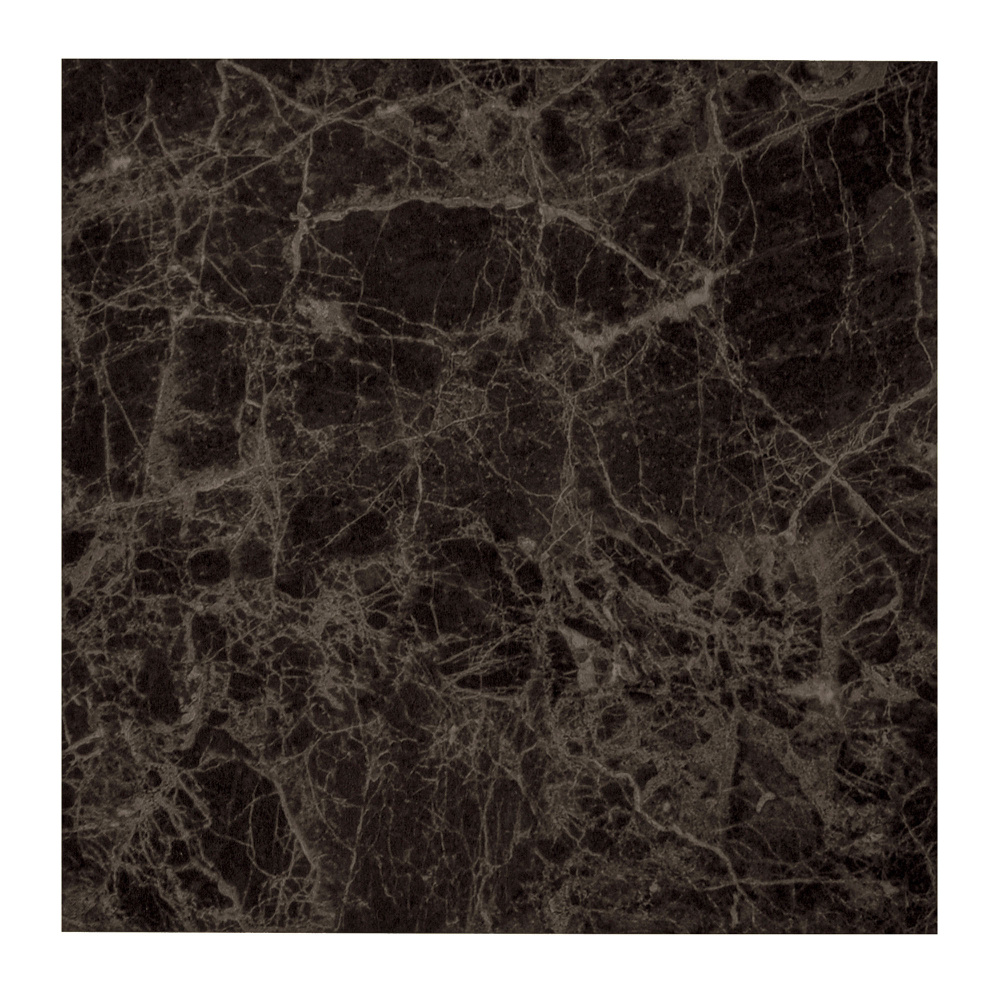 Самоклеящиеся панели для стен и пола, ПВХ плитка Тёмно-коричневый мрамор, 28 шт., площадь 2,51 м2  #1