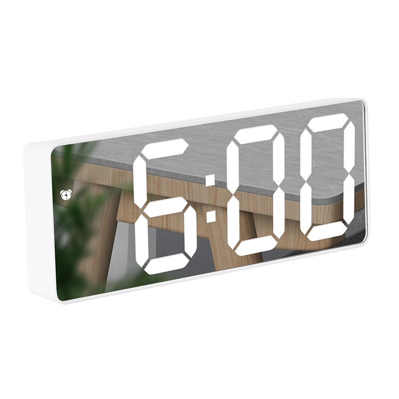 Настольные электронные часы Led Clock GH 0712 L, цифровой будильник прикроватные светодиодные дорожные #1