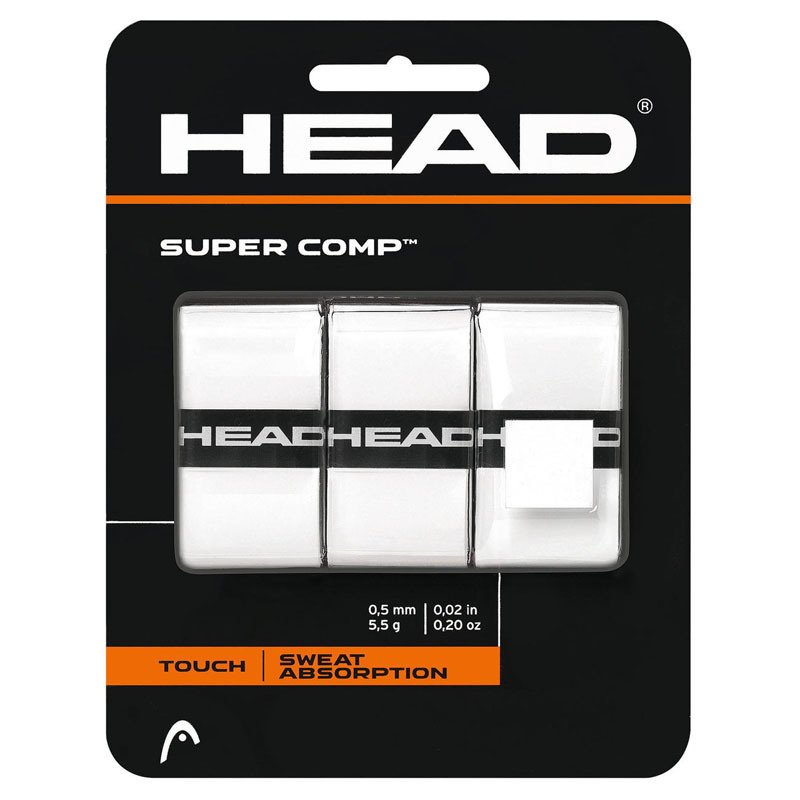 Овергрипы Head Super Comp 285088-WH, 3шт, белый #1