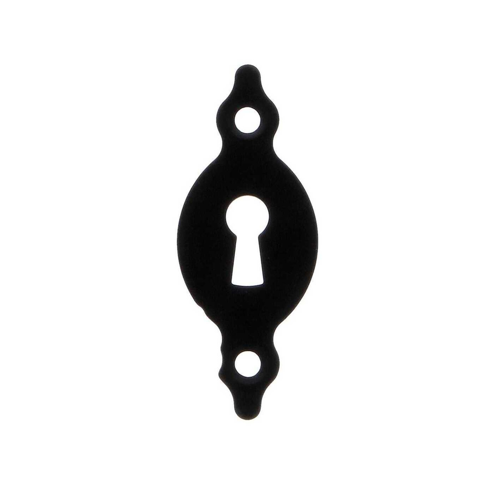 Декоративная накладка AMIG под цилиндр замка, вертикальная черная, 11-67х26х1,5(2), 2 штуки  #1